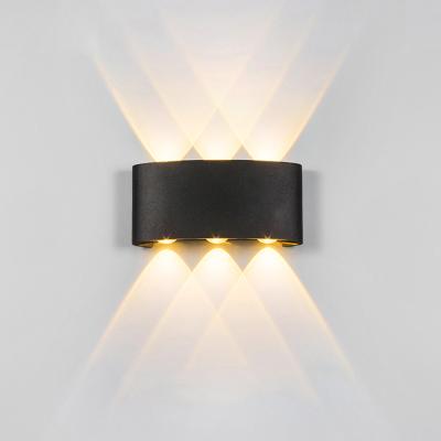 Κίνα Modern Led Wall Light Indoor Aluminum Decoration Indoor Lighting Through The Wall Waterproof Light Outdoor Garden Wall Lamp προς πώληση