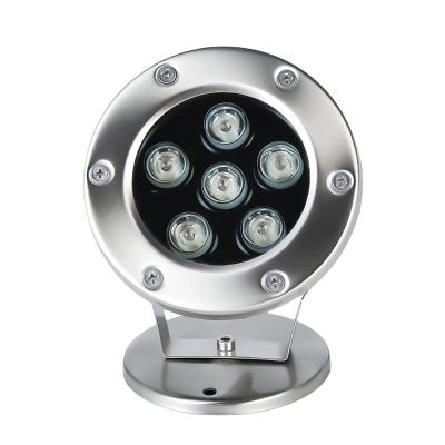 China Swimming Pool / Outdoor Waterproof Park Pool Stainless Steel IP68 6w 9w Led Underwater Lights for sale