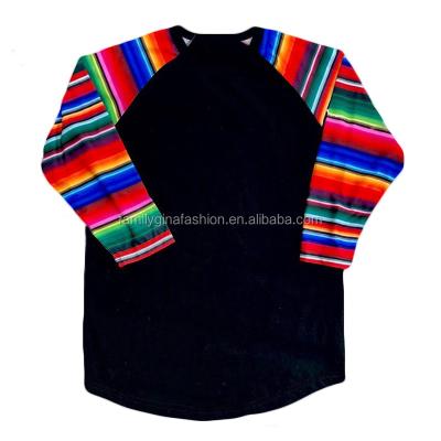 China Wholesale Monogram QUICK DRY Women's Cotton Serape Raglan T-Shirt for sale