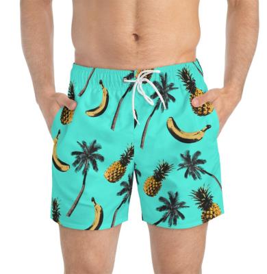 China Breathable Summer Vacation Beach Men Board Shorts Tropical Pool Shorts Mens Swim Trunks for sale