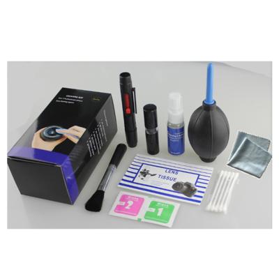 China Photo Allowed by Customization Professional Cleaning Lens Lleaner Kit 9 in 1 Clean Kit For DSLR Cameras Cleaning Set for sale