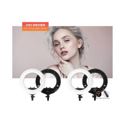 China PORTABLE Style Mobile Selfie Ring Lights 18inch Normal Color Temperature With Stand for sale