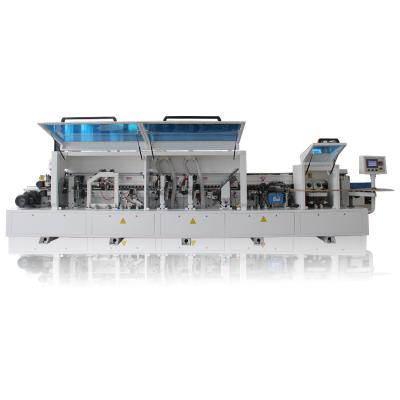 China Hot Selling Hotels CHINA HYSEN Automatic Woodworking Trimming And Edge Sealing Machine Automatic Edge Trimming Machine With Pre-milling for sale