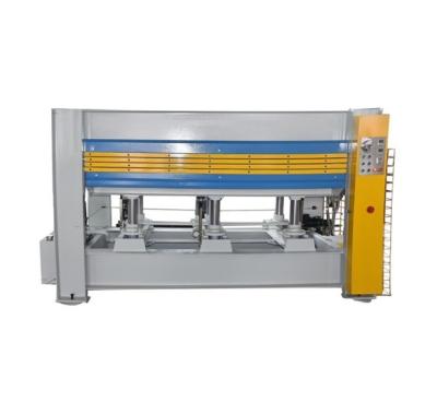 China Building Material Shops CHINA HYSEN Hydraulic Hot Press Machine 100T 3 Layer Press Machine Laminating Wood Door Making Machine for sale