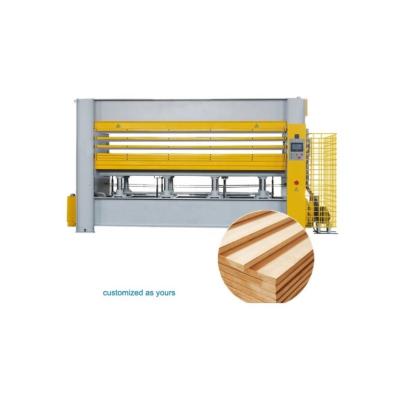 China CHINA HYSEN Veneer Shops Building Material Layer Heat Press Multi Automatic Woodworking Machinery Wooden Door Hot Press Machine for sale