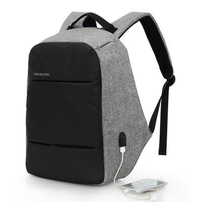 China With USB Chinese Supplier Anti Theft Business Backpack 15.6 Inch Laptop Backpack With USB Charger Plug for sale