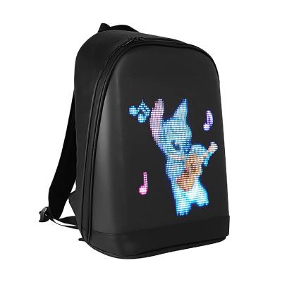 China With Full Color USB DIY Screen Connection App To Control LED Screen Display Backpack for sale