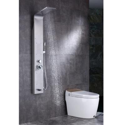 China Without Slide Bar Stainless Steel Water Saving Shower Panel For Bathroom for sale