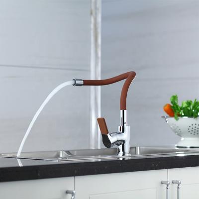 China New Design Thermostatic Rubber Spring Small Faucets Kitchen Faucet Wholesale Cheap Faucet for sale