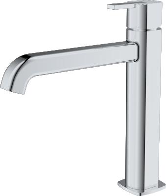 China Hot-sale High Neck Basin Faucets Newly Metered Freestanding Basin Faucet Made in China for sale