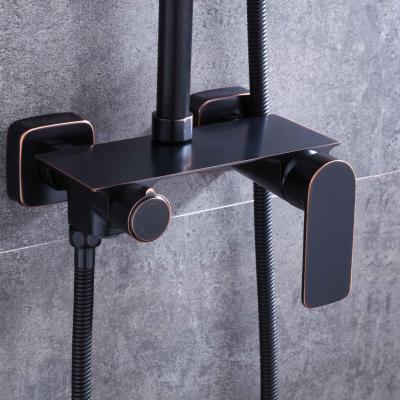 China With Single Bathroom Faucet Single Sliding Bar Handle Shower Set for sale