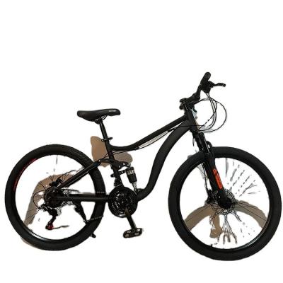 China Popular 26inch aluminum frame with full suspension 21speed hydraulic brake high quality hub for sale