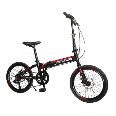 China Best Popular Hot Selling Foldable Bicycle OEM Foldable For Women Alloy Folding Bike 20 Inch for sale