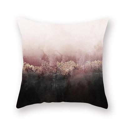 China 2021 Custom Universal Anti Dust Mite Super Soft Different Pattern Sublimation Cushion Cover Sofa Pillow Case Cover for sale