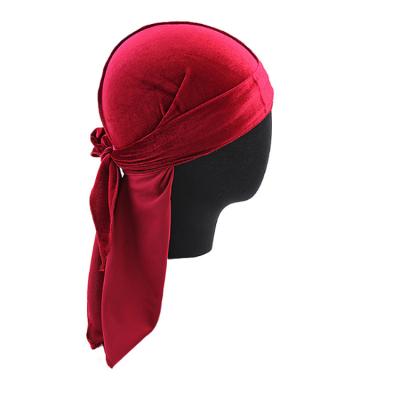 China Head Wrap Maker Silky Custom Hair Logo Design Printed Hood Durag For Men for sale