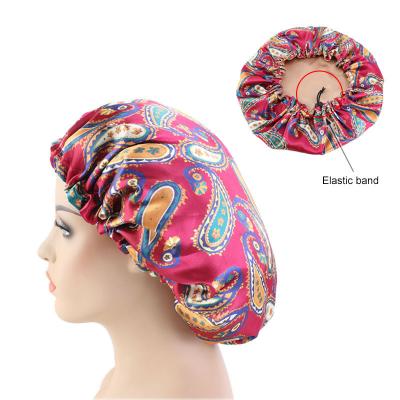 China 100%polyester/satin/silk/velvet wholesale quality designer Silk hair hood for sale