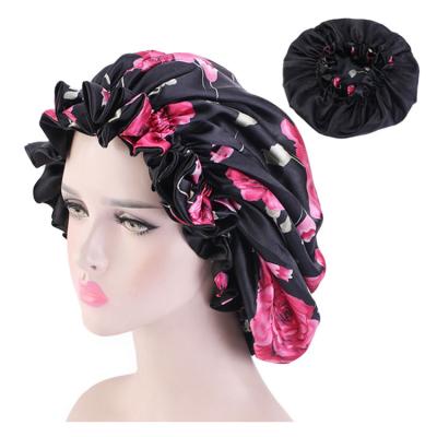 China Sunscreen Good Quality Silk Hair Hood Hair Hood Soft Satin for sale