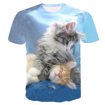 China Sustainable Super Soft 3D Digital Printing Custom Women&Men T Shirt T-Shirt for sale