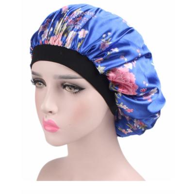 China wholesale beautiful pattern 100%polyester/satin/silk/velvet printing bonnetheadwrap hats turban satin cowls for sale