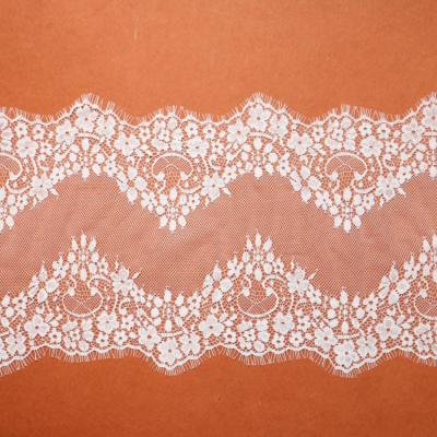 China Good Quality  Crochet  Eyelash Lace Edge for Dress  Double Side for sale