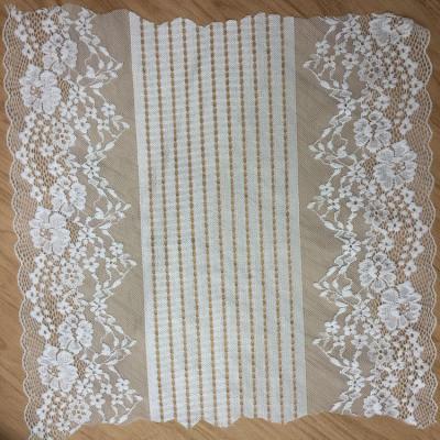 China 36cm  wide 2017  New Fashion  Lace Border/ underwear cotton lace edge in Ivory and Black Color for sale