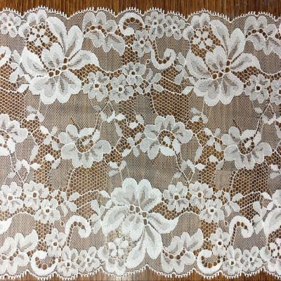 China 18cm  2017  New Fashion  Lace Border Strench  Lace Edge in Black/Ivory  color for sale