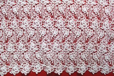 China Apparel Accessories Chemical Lace Fabric  Water Soluble Embroidery  lace fabric for sale