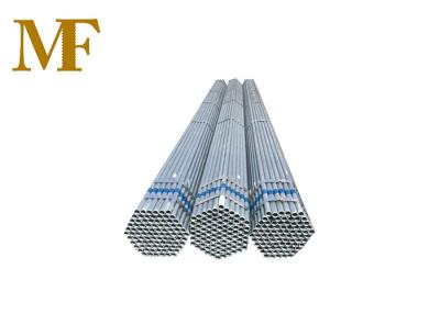 China Q345 galvanizó el tubo redondo del andamio de la tubería de acero para el edificio en venta