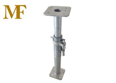 China Adjustable Acro Jack Shoring Post Scaffolding With Flat Base Galvanized for sale