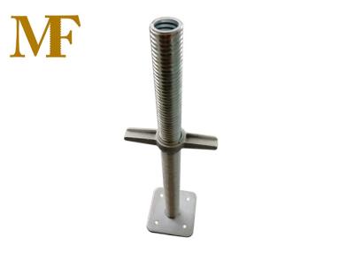 China Galvanized Scaffolding Jack Base Screw Jack Stands Shoring Jack Scaffold Base Plate for sale