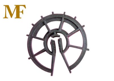 China Formwork Accessories Plastic Rebar Spacer , Plastic Concrete Rebar Wheel Spacer for sale