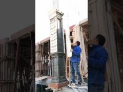 Construction Plastic Concrete Pillar Mold High Strength Decorative