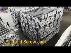 Hollow Scaffold Screw Jack 43mm Dia Hot Dip Galvanized Seamless