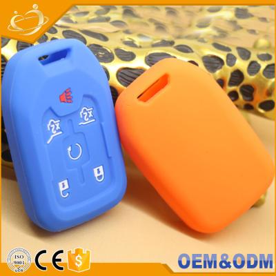 China Replace Keyless Car Key Case Silicone Key Chain Fob Key Cover Protector Bag For Chevrolet Tahoe for sale