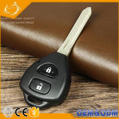 China For New Auto Blade 2 Button Shell Remote Key FOB Car Cover Case Fit For Toyota Corolla for sale