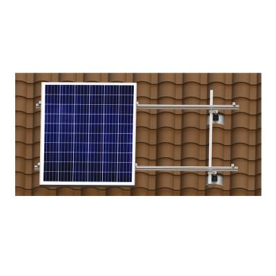 China Commercial/Residential Solar Hook System Structure Support Solar Panel Roof Tile Bracket for sale