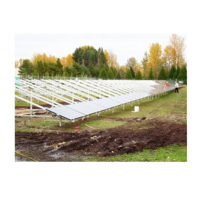 China Ground Mounted Solar Panel Rack Commercial / Residential Solar Racking Solar System for sale