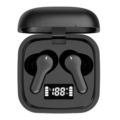 China Earbuds Mic Headset Earphones Built-in Case Digital LED Intelligence Display IPX8 Wireless Charging Waterproof Headphones For Sports for sale