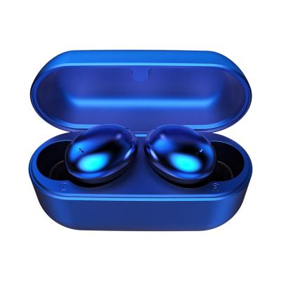 China Earbuds Christmas Gift Tws Bluetooth 5.1 Headphone Bass Earphones Stereo Super Audio With Metallic Case for sale