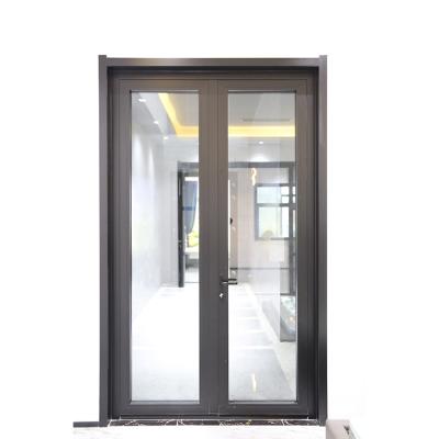 China Factory Direct Sales Modern Front Door Classic Aluminum Casement High Strength External Door for sale