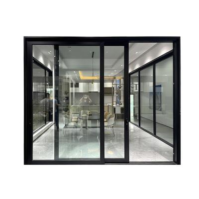 China Factory direct sales modern sliding door system easy to operate aluminum sliding glass door for sale