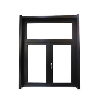 China Modern Wholesale Home Aluminum Windows Double Glazed Casement Good Quality Windproof Window for sale