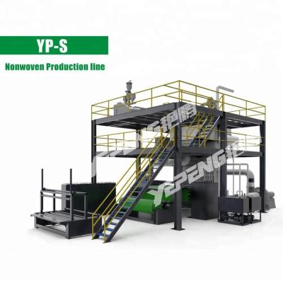 China Building Material Shops Yanpeng S/SS/SMS Nonwoven Production Line Nonwoven Fabric Making Machine Te koop