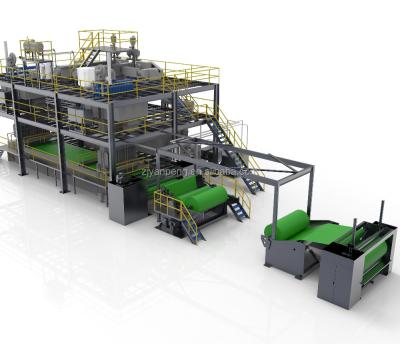 China Building Material Shops New Type S/SS/SSS/SMS Non Woven Production Line Non Woven Fabric Making Machine Te koop