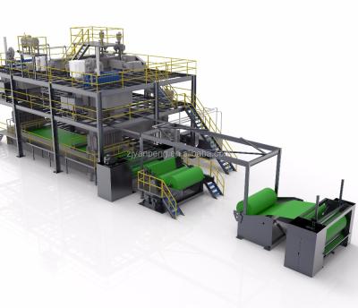 China PP Chips Full Automatic Double S Non Woven Fabric Making Machine Nonwoven Production Line Te koop