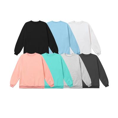 China 100% Polyester Oversized Men's Anti-pilling Women's Crewneck Sweatshirts Pullover Sleeve Sublimation Hoodies Wholesale Long For Hot Printing for sale