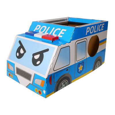 China Manufacturer Recyclable Paper Vehicle Custom Corrugated Cardboard Car Paper Boxes For Kids DIY for sale