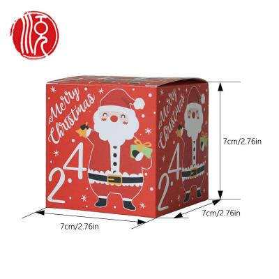 China Creative Recyclable Christmas Dried Fruit Nuts Paper Wrapping Paper Gift Box Packaging Small Candy Box for sale