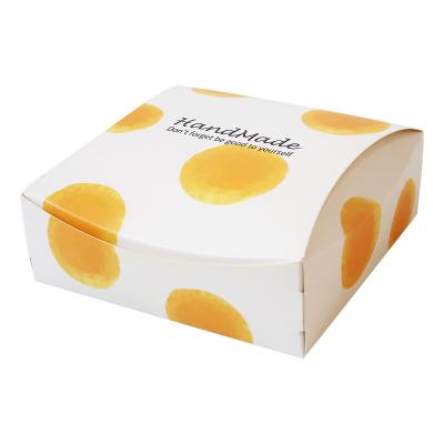 China Recyclable Paper Container Take Away Fast Food Fried Chicken Boxes White Cardboard Display Hot Dog Cake Cupcake Packaging Box for sale