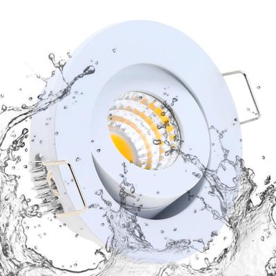 China Embeded Mini 3w Round Black White COB Ceiling Mounted Dimmable IP65 Waterproof Folding Spot Light LED Downlight for sale